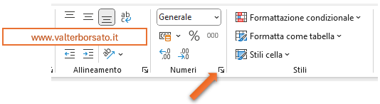 Modificare il formato della data in Excel